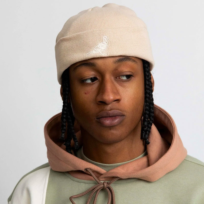 Broadway Pigeon Beanie (Cream)