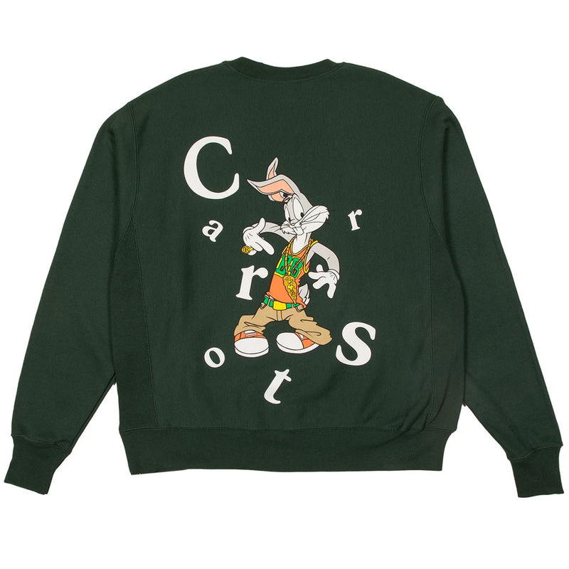 Looney Tunes Wordmark Sweatshirt (Forest Green)