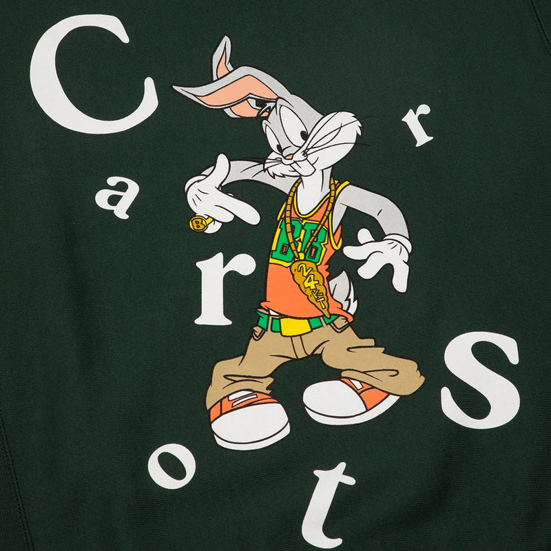 Looney Tunes Wordmark Sweatshirt (Forest Green)