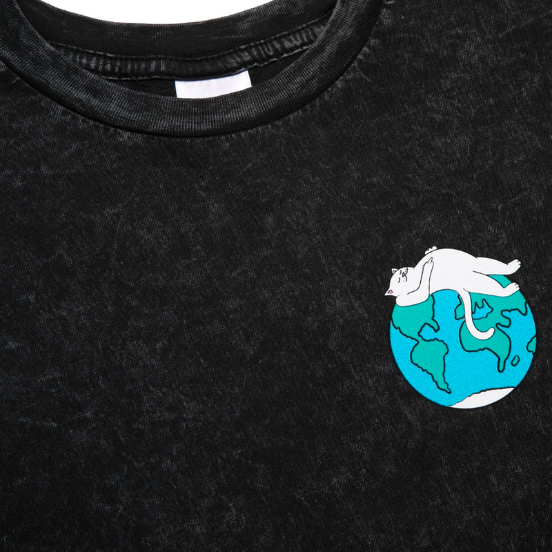 RIPNDIP Earthgazing Tee (Black Mineral Wash)