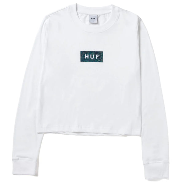 Women's FOIL BAR LOGO LS CROP TEE