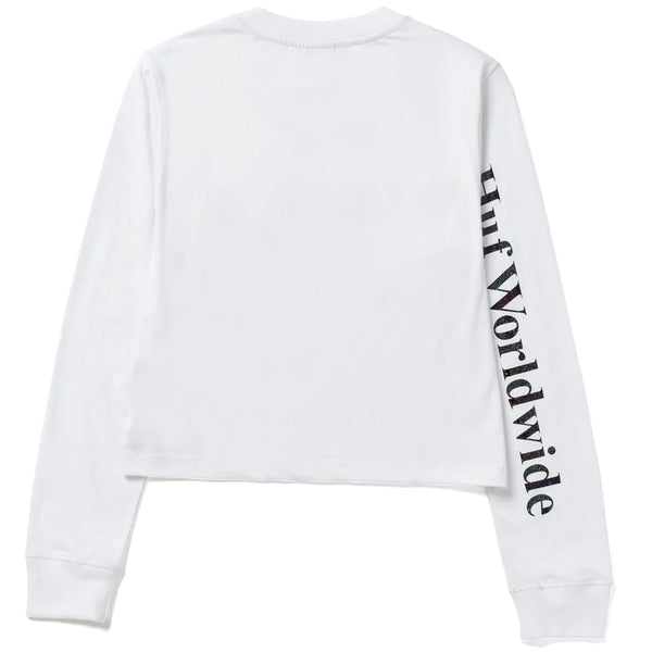 Women's FOIL BAR LOGO LS CROP TEE