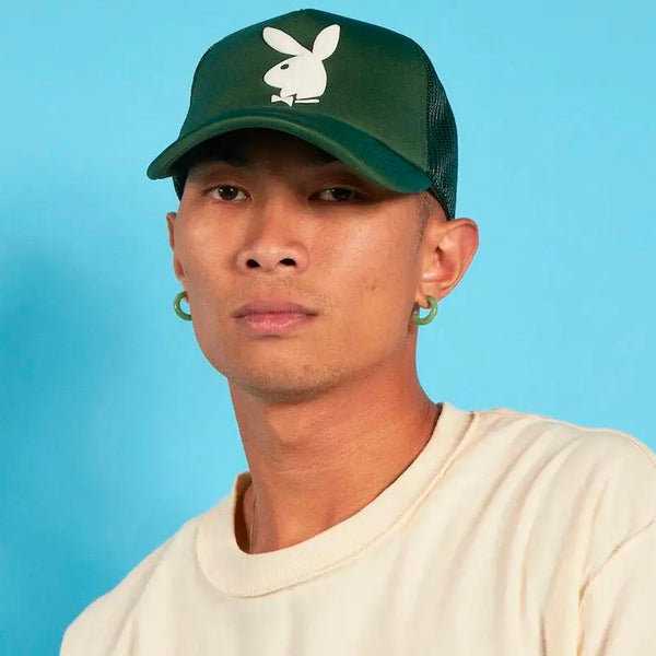 Bunny Trucker Hat (Green)