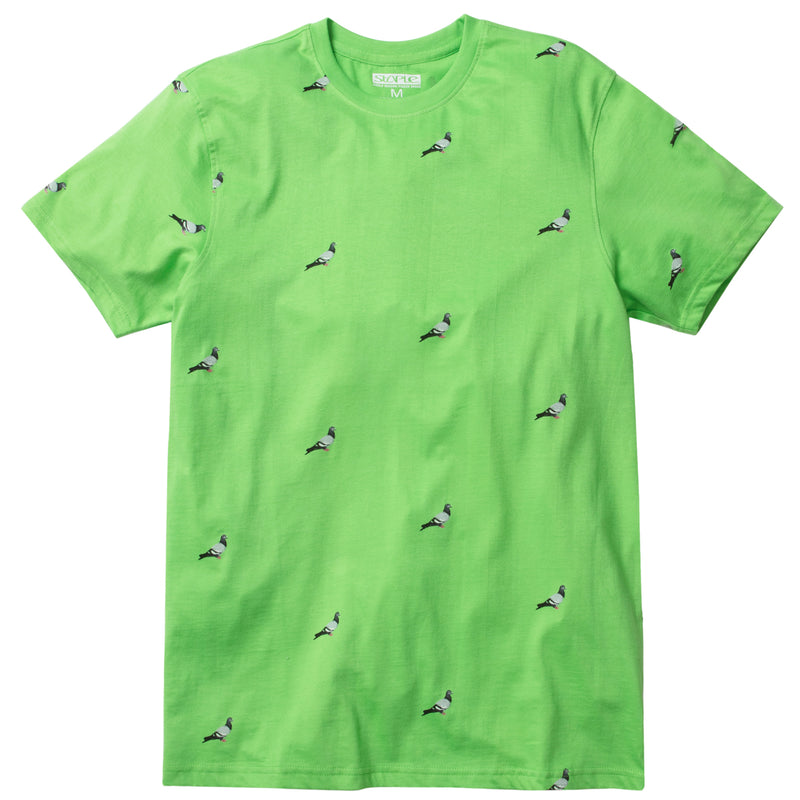 Staple Pigeon All Over Pigeon Tee (Limeade)