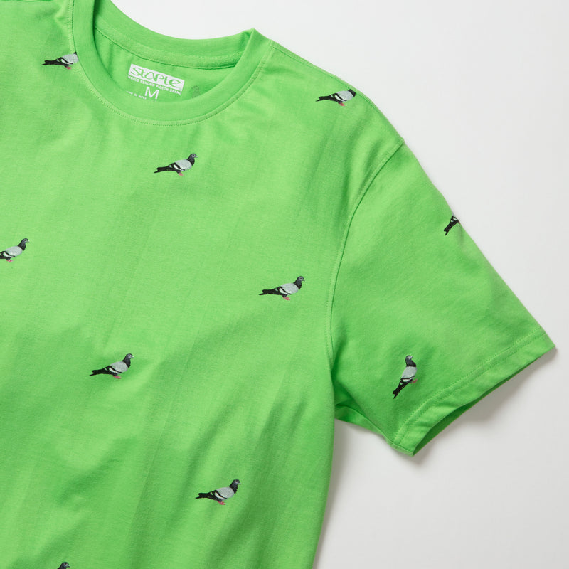 Staple Pigeon All Over Pigeon Tee (Limeade)