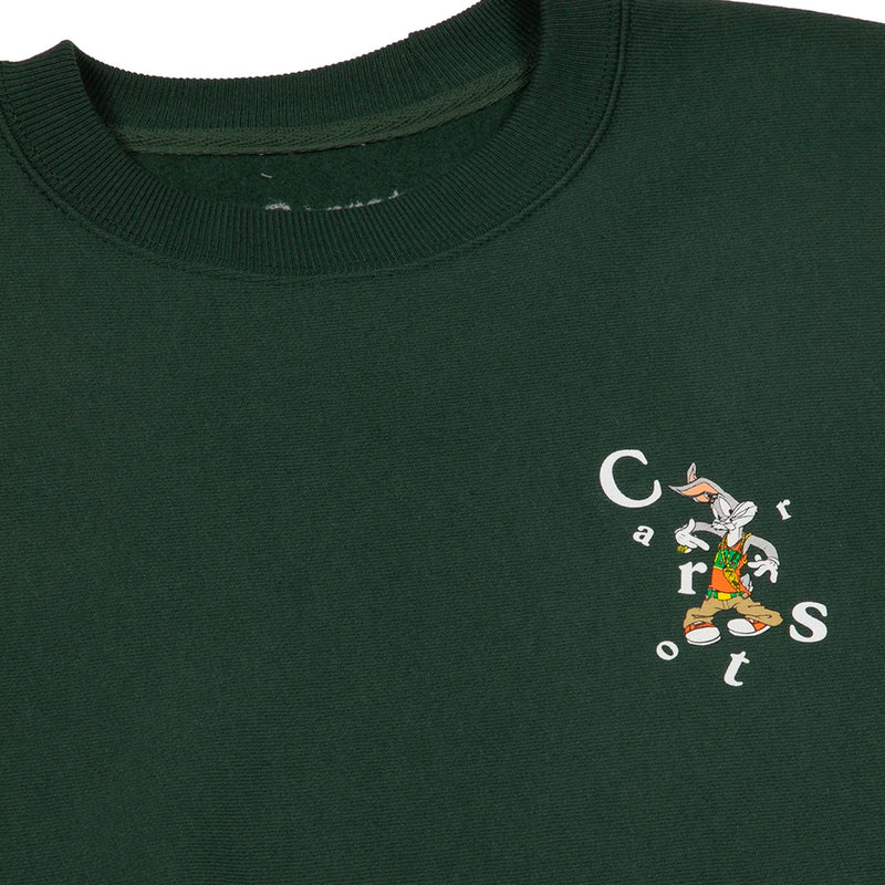 Looney Tunes Wordmark Sweatshirt (Forest Green)