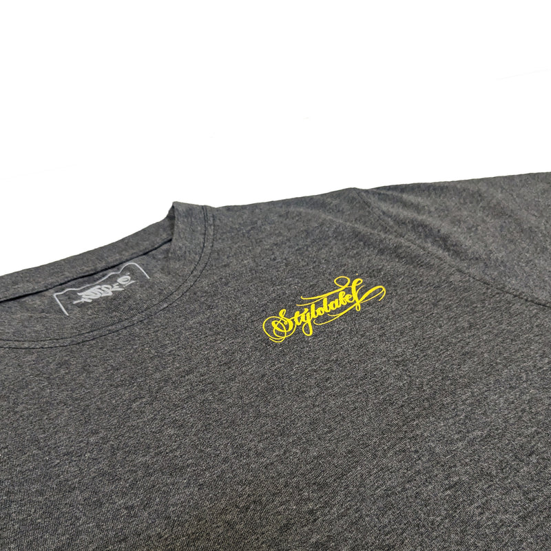 CURSIVE LOGO TEE (YELLOW)