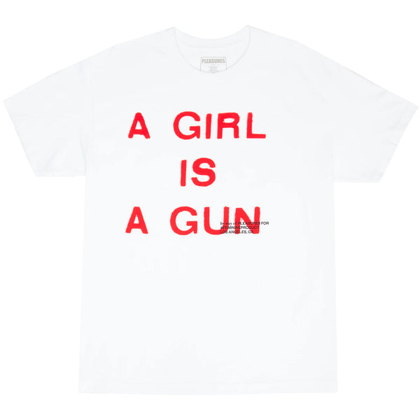 Girl Is A Gun Tee (White)