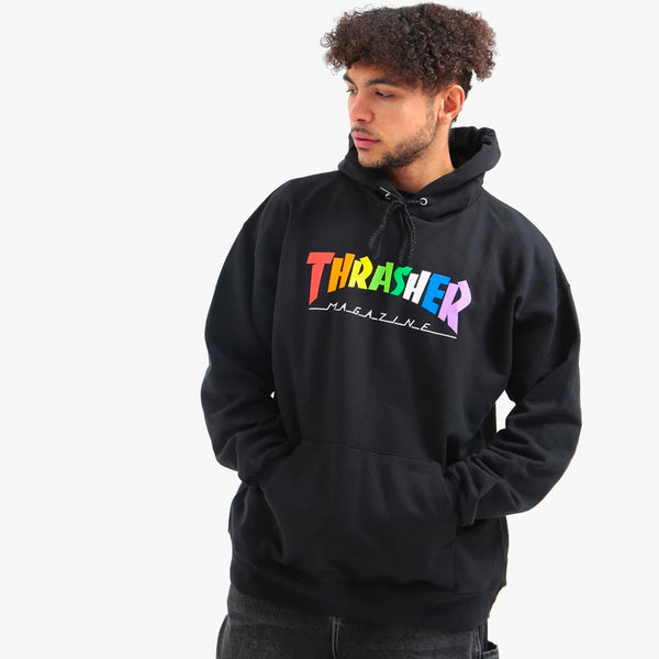 Rainbow Mag Hoodie (Black)