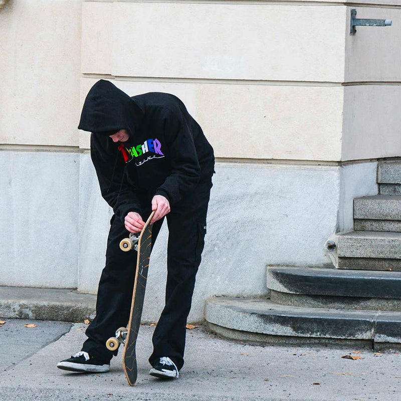 Rainbow Mag Hoodie (Black)