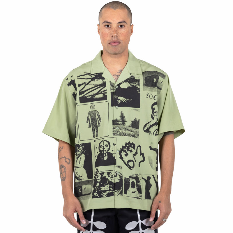 CHOICES CAMP COLLAR Shirt (Green)
