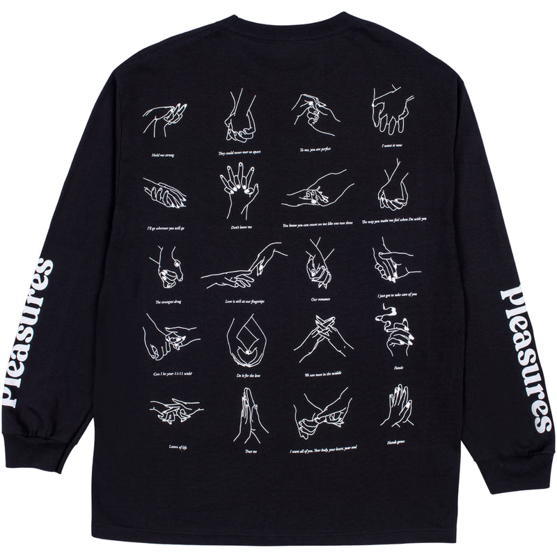 PLEASURES Touch LS Tee (Black)