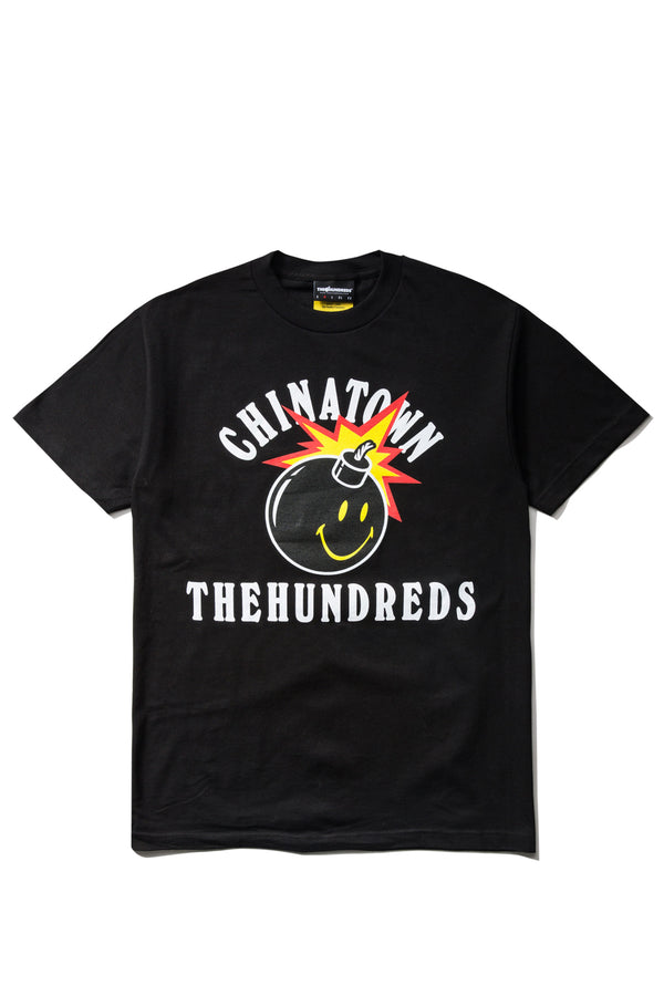 Chinatown Market X The Hundreds Happy Adam Tee (Black)