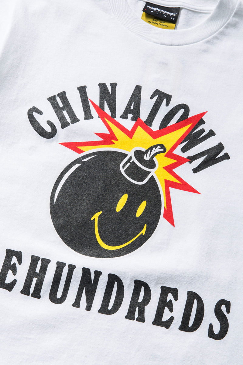 Chinatown Market X The Hundreds Happy Adam Tee (White)