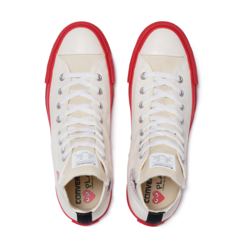 PLAY COMME DES GARÇONS Converse Chuck Taylor High (White)