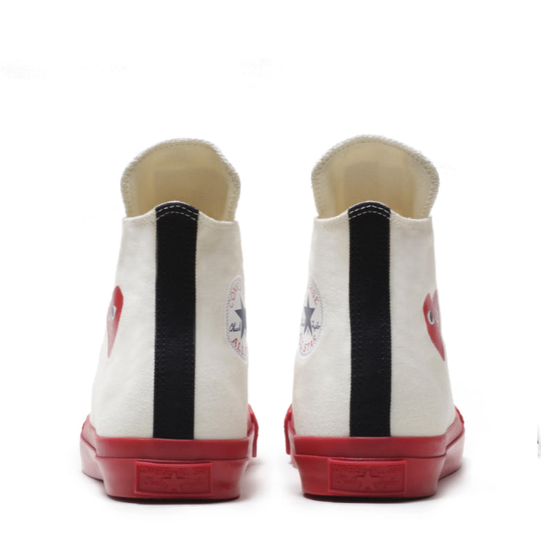PLAY COMME DES GARÇONS Converse Chuck Taylor High (White) – Capsul
