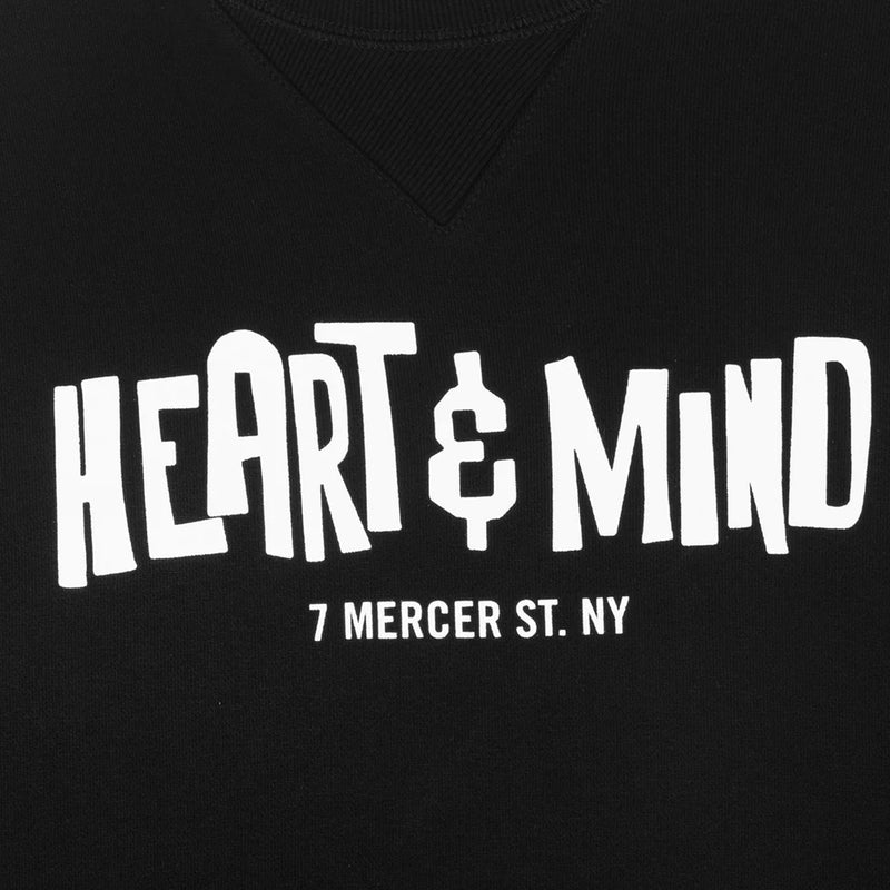 HEART AND MIND Sweatshirt (Black)