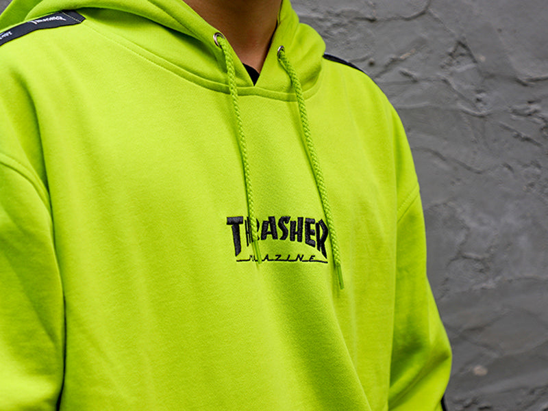 Thrasher Hometown Track Hoodie (Neon Green)