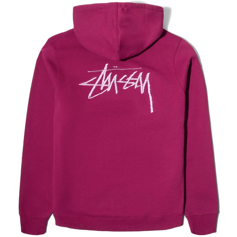 Stussy App Hoodie (Wine)