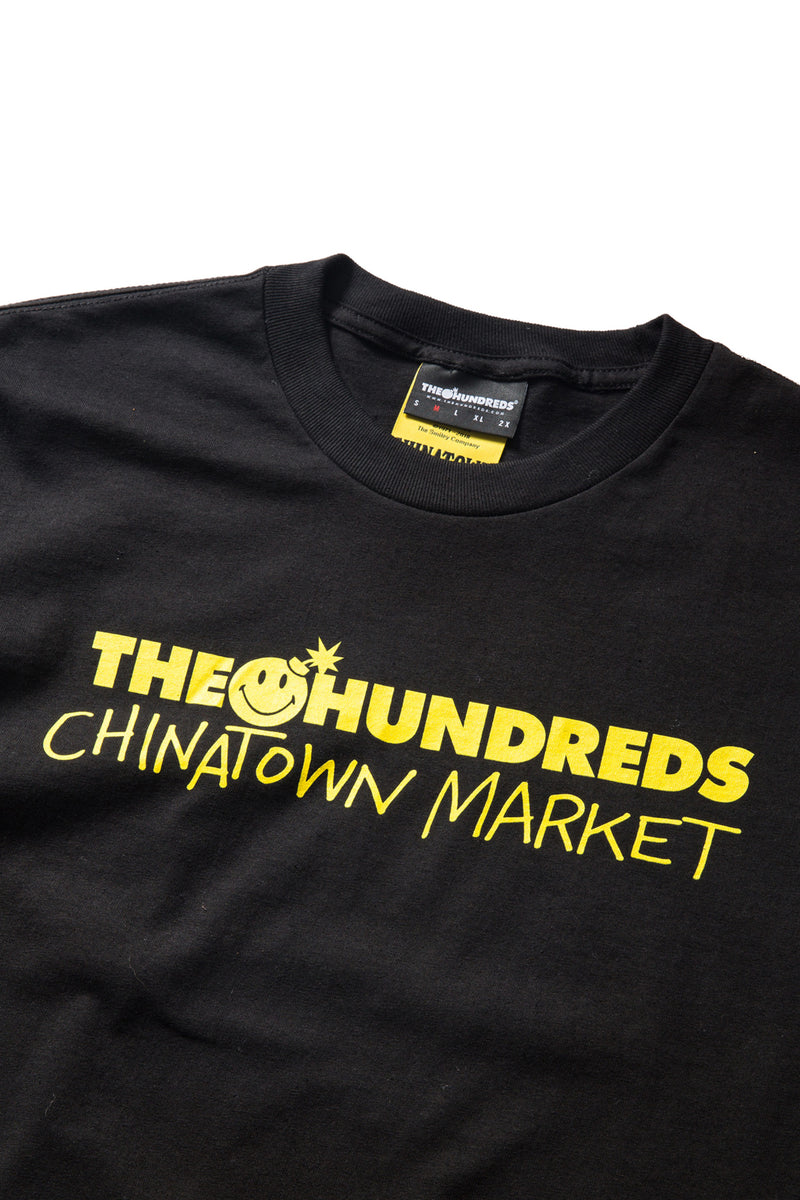 Chinatown Market X The Hundreds Bar Logo Tee (Black)