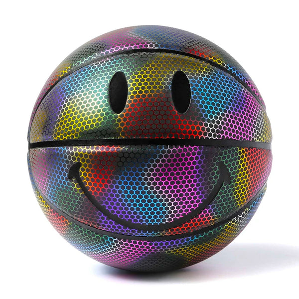 Iridescent Smiley Basketball