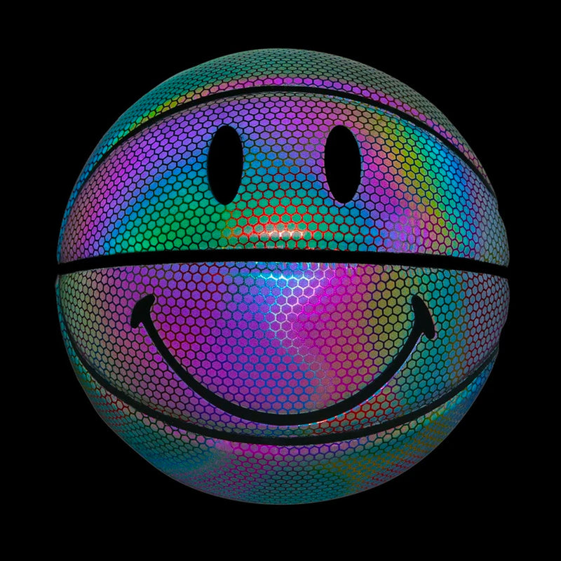 Iridescent Smiley Basketball