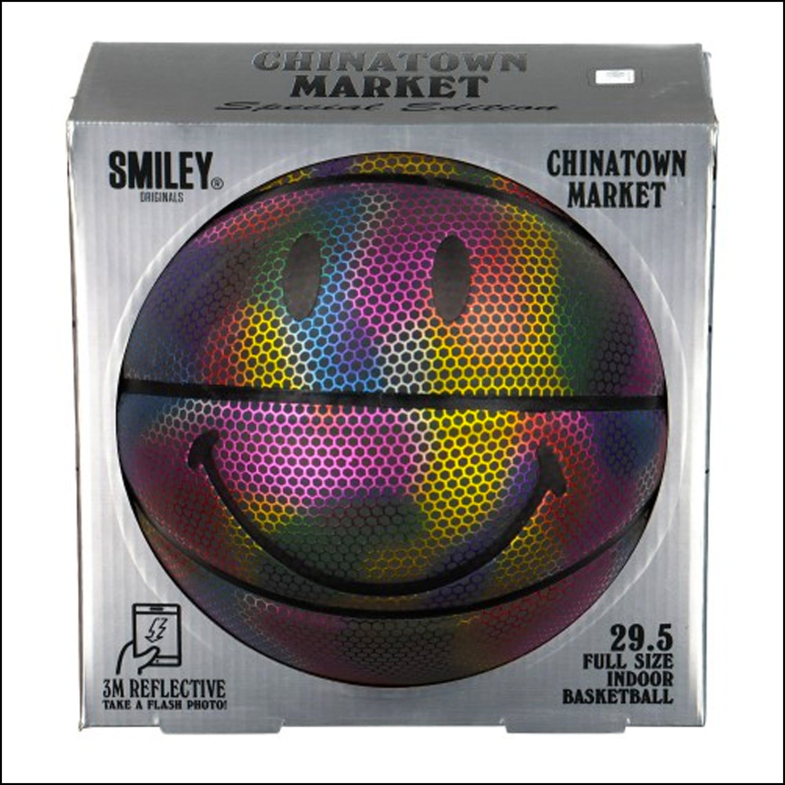 バスケットボール Supreme - SMILEY Iridescent BASKETBALL Iridescent Smiley Basketball – Capsul