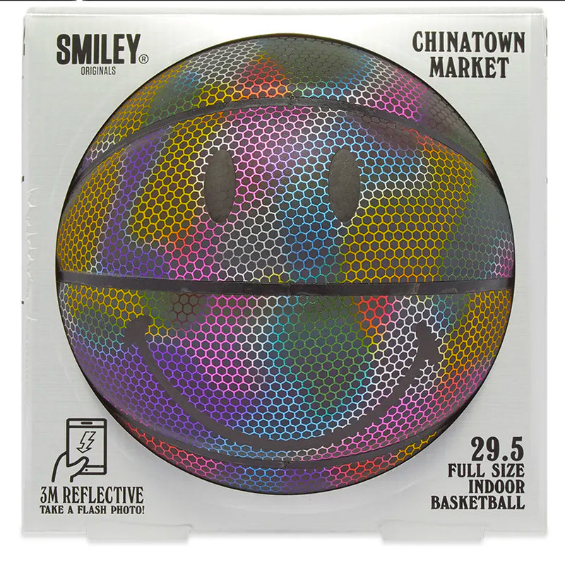 Iridescent Smiley Basketball