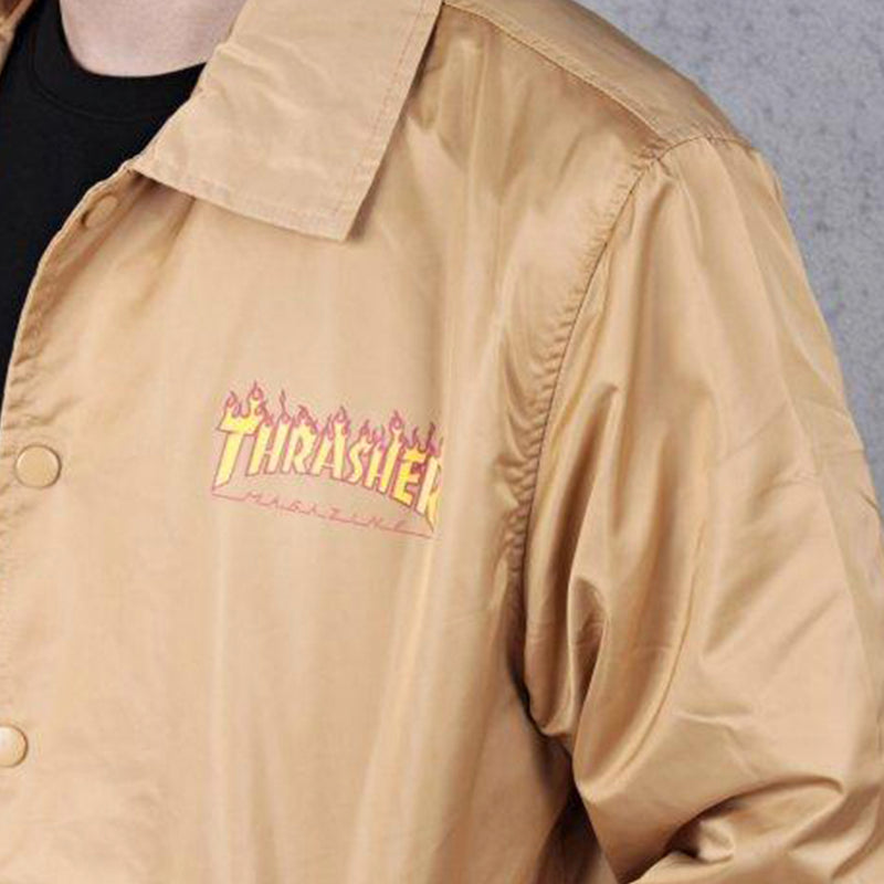 Flame Satin Coach jacket