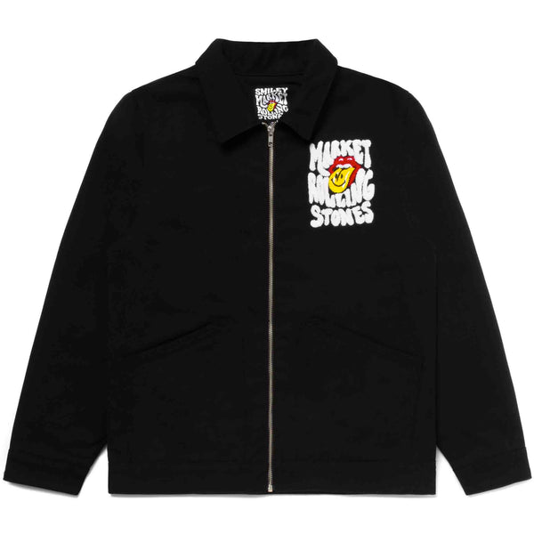 Smiley Market Rolling Stones Chenille Garage Jacket