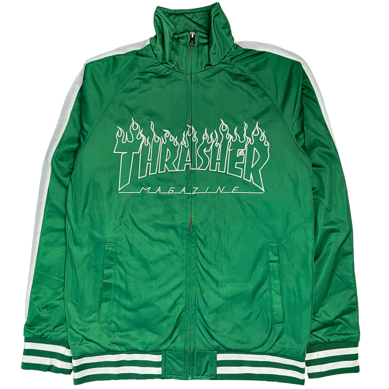 Outline Flame Track Jacket (Green)