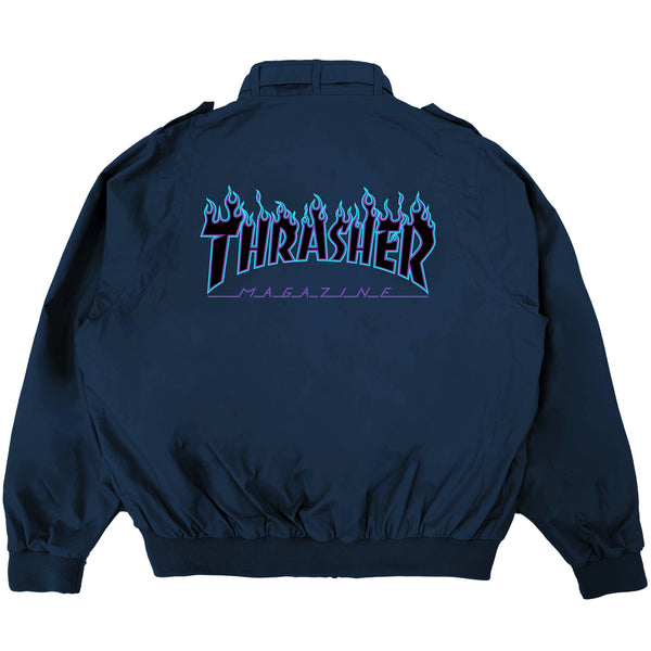 Purple Flame MO Racer Jacket (Navy)