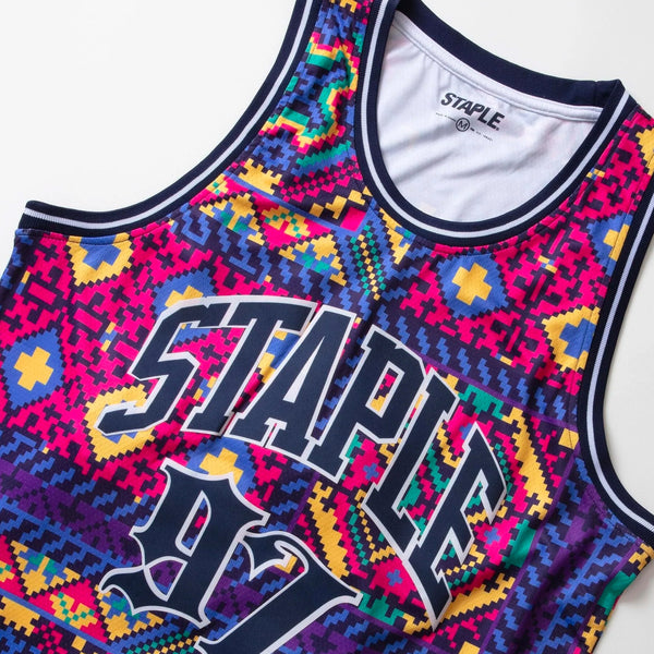 Mesh Basketball Jersey (Purple)