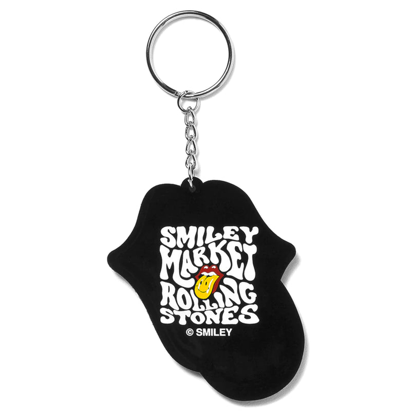 SMILEY® MARKET ROLLING STONES KEYCHAIN