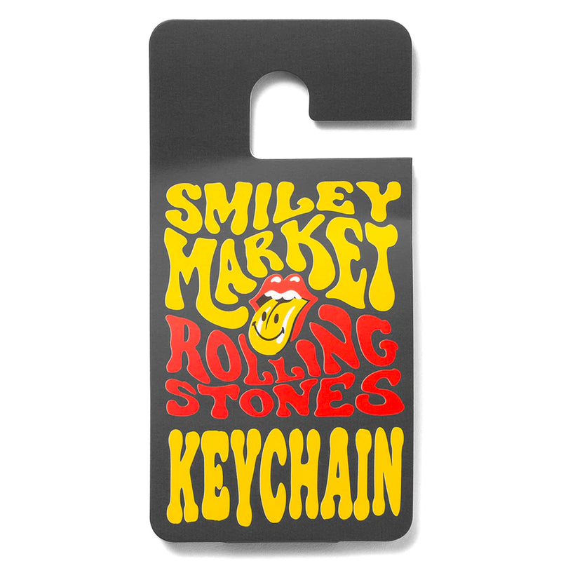 SMILEY® MARKET ROLLING STONES KEYCHAIN