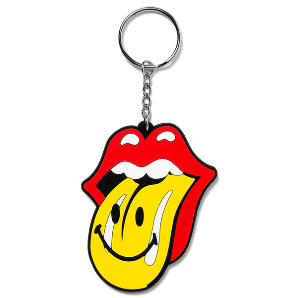 SMILEY® MARKET ROLLING STONES KEYCHAIN