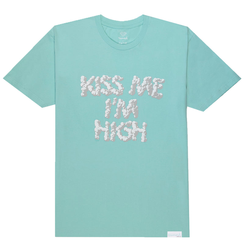 KISS ME IM HIGH TEE (Diamond Blue)