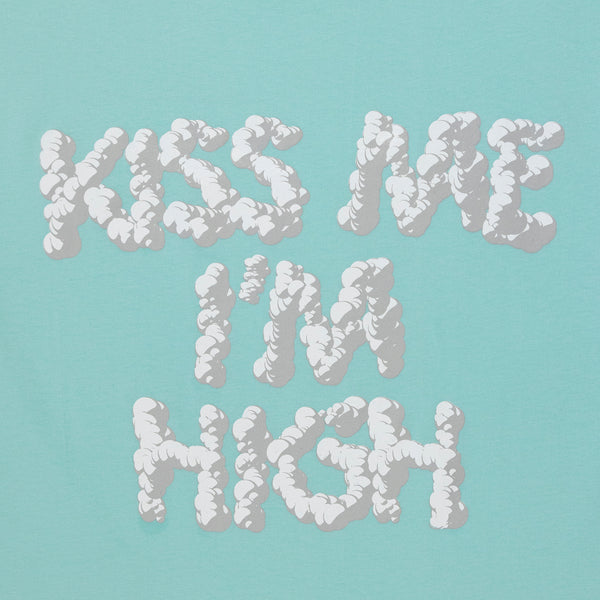 KISS ME IM HIGH TEE (Diamond Blue)