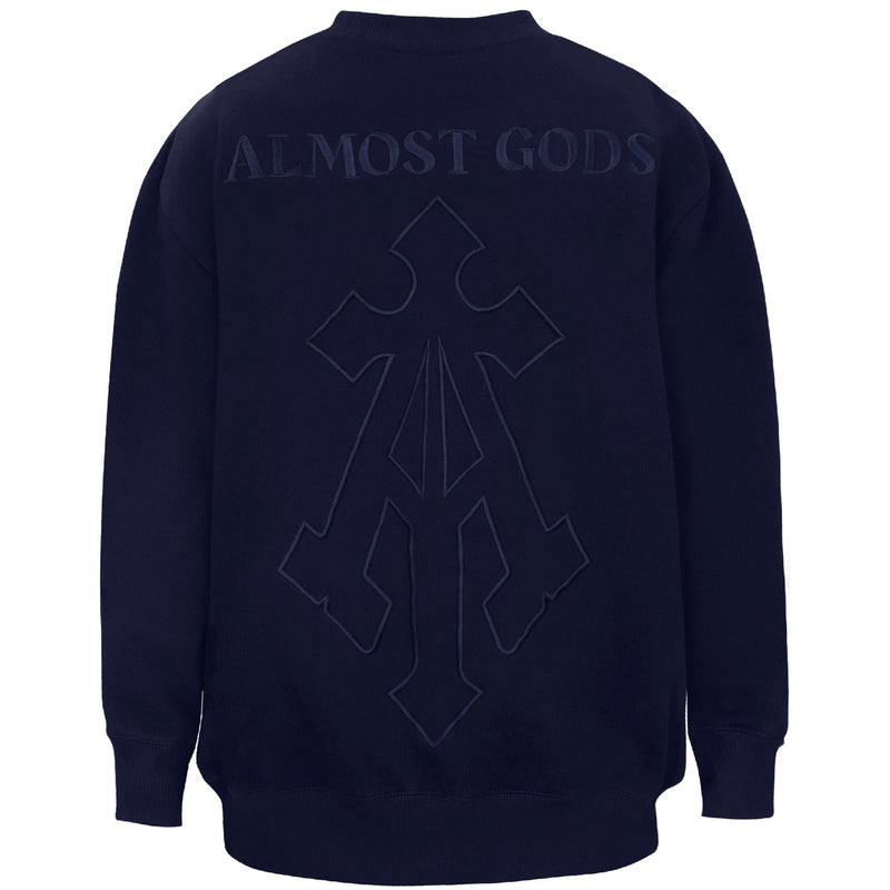 ALPHA CROSS EMBROIDERED SWEATSHIRT