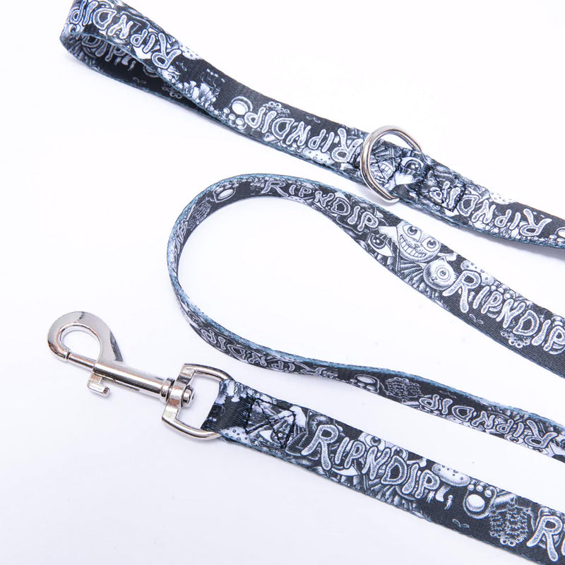 Dark Twisted Fantasy Pet Leash (Black/White)