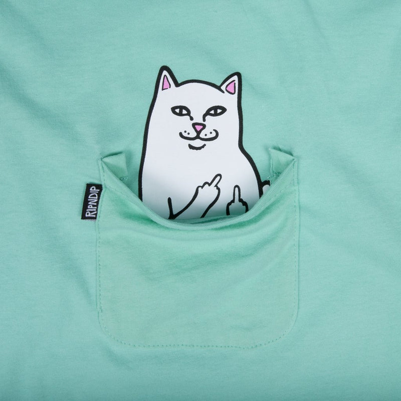 RIPNDIP Lord Nermal Pocket Tee (Over Dyed Mint)
