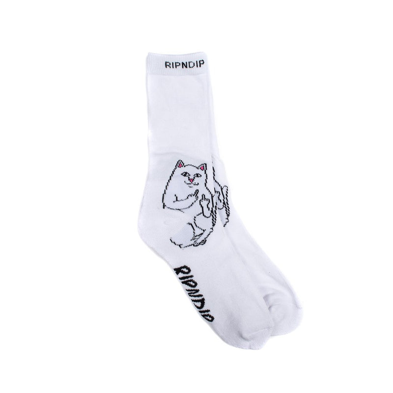 RIPNDIP Lord Nermal Socks (White)