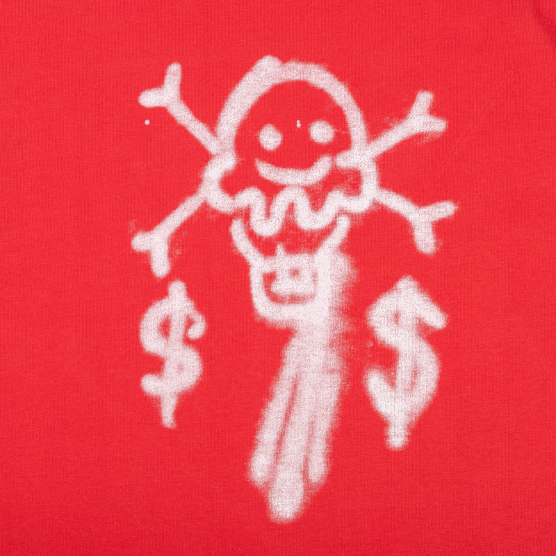 Spray Paint LS Tee (Rococco Red)