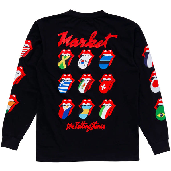 ROLLING STONES WORLD FLAG LS TEE