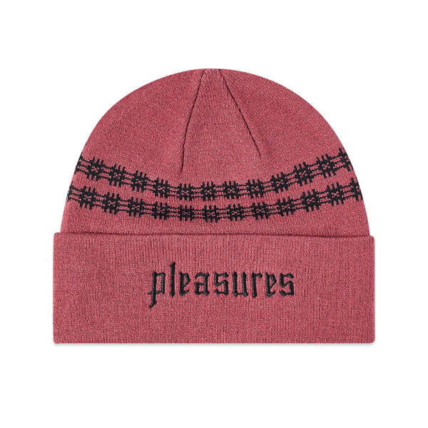 WIRE JACQUARD BEANIE (MAUVE)