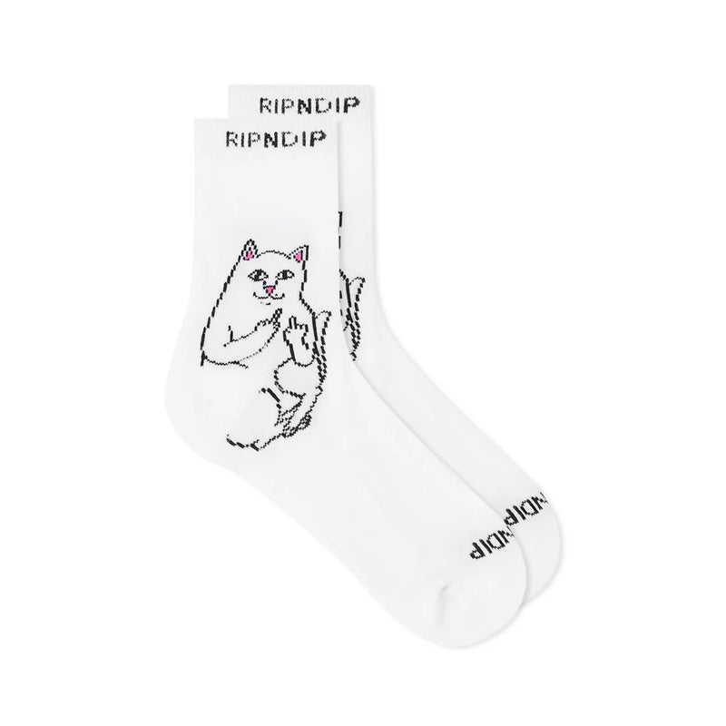 Lord Nermal Mid Socks (White)