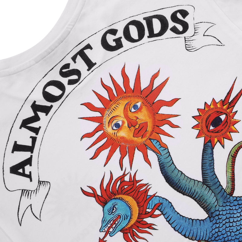 Almost Gods Monster Tee (White)