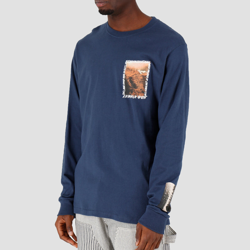 Stussy Great Outdoors LS Tee (Navy)