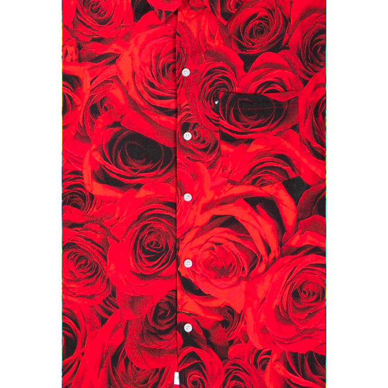 Nature Button Up Shirt (Red)