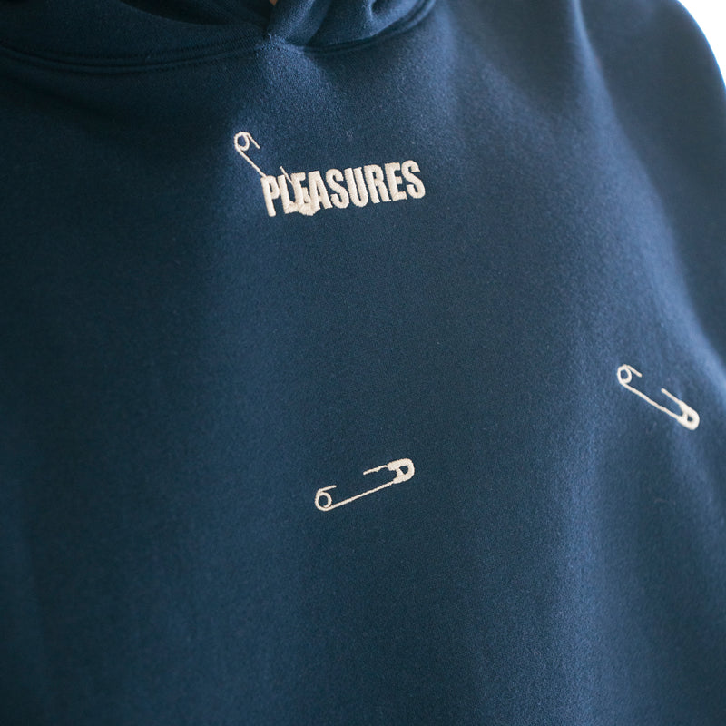 SAFETY PIN HOODIE (Navy)